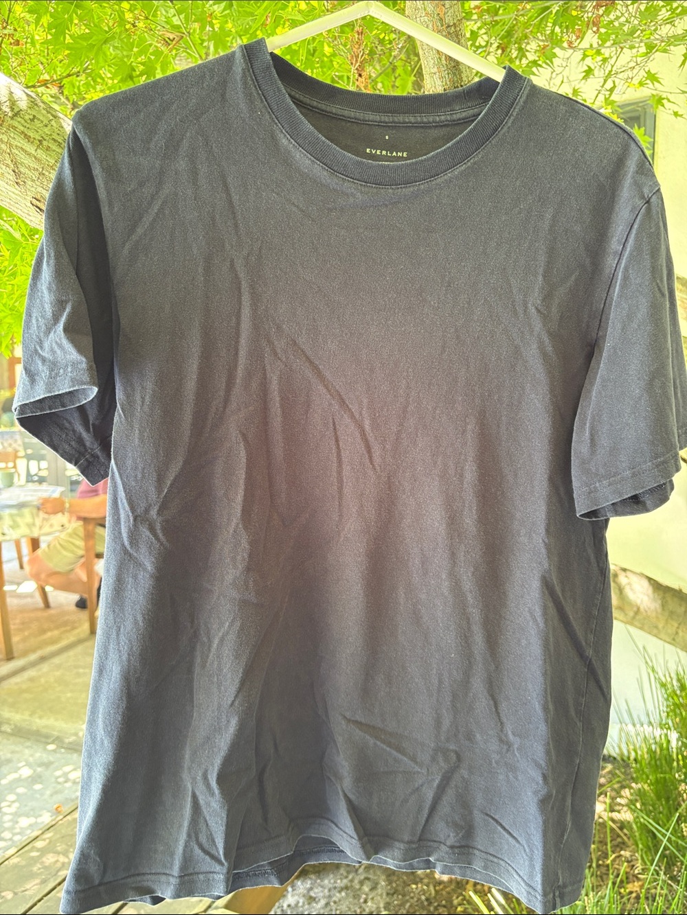 Everlane Men's Short-Sleeve Crew T-Shirt — navy - Picture 1 of 4